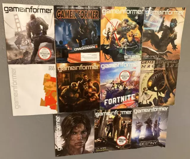 Game Informer Magazine Lot of 11