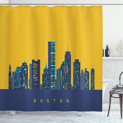 Boston Boston Tenda da Doccia Tuorlo d'uovo Colored Sky 