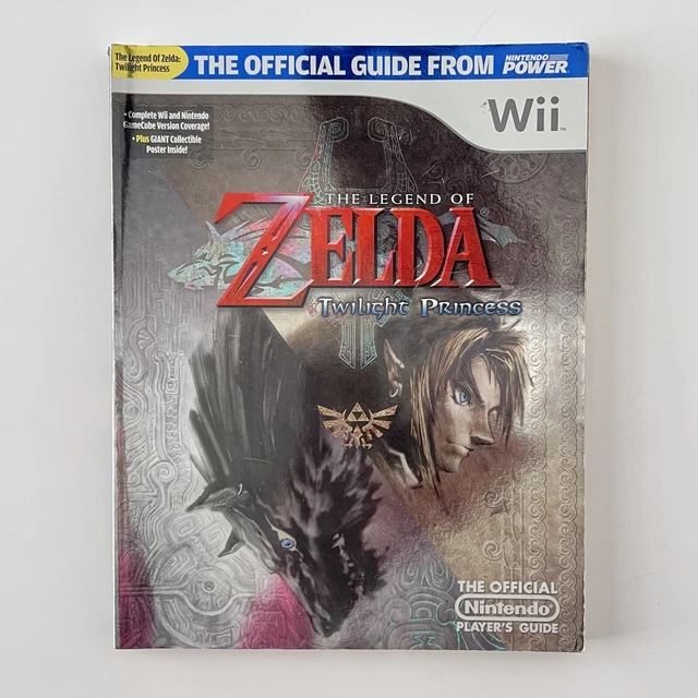ZELDA TWILIGHT PRINCESS Nintendo Power Wii Strategy Guide W/ Poster EUR