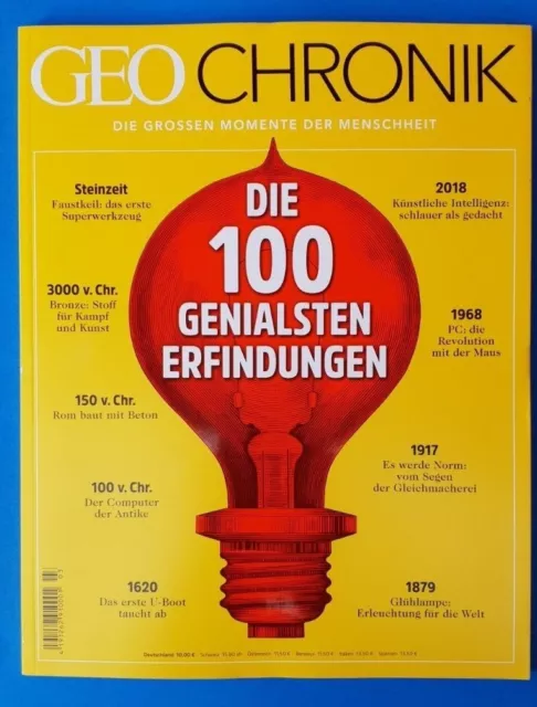 GEO Chronik DIE GROSSEN MOMENTE DER MENSCHHEIT NR.3 ungel. 1A absolut TOP