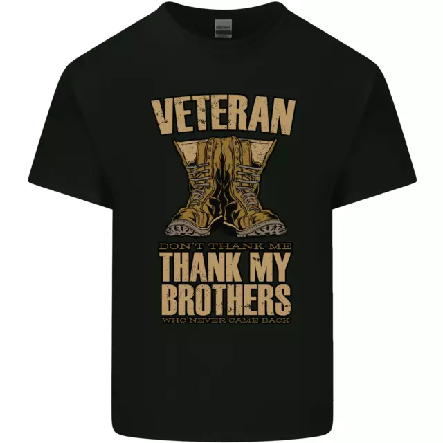 Veterano Botas Ejército Británico Marina Paras Algodón Hombre Camiseta Top