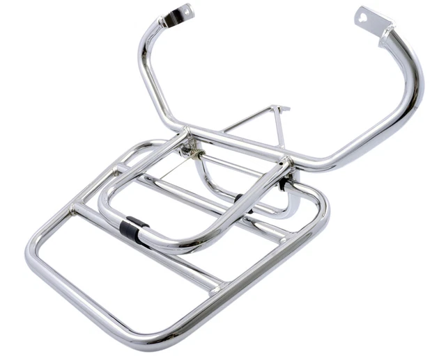 Porter chrome adapté pour SYM Fiddle 2 et 3