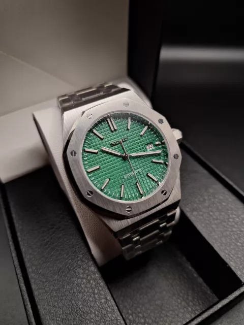 Seiko MOD Royal Oak Green