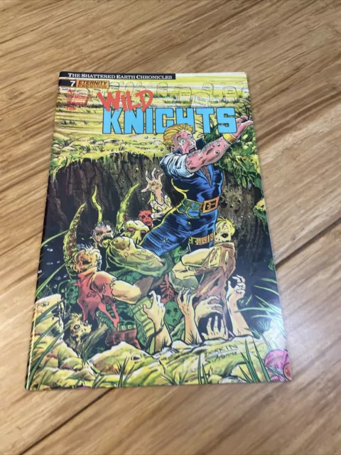 Malibu Comics Wild Knights Eternity Issue #7 February 1989 Comic Book KG