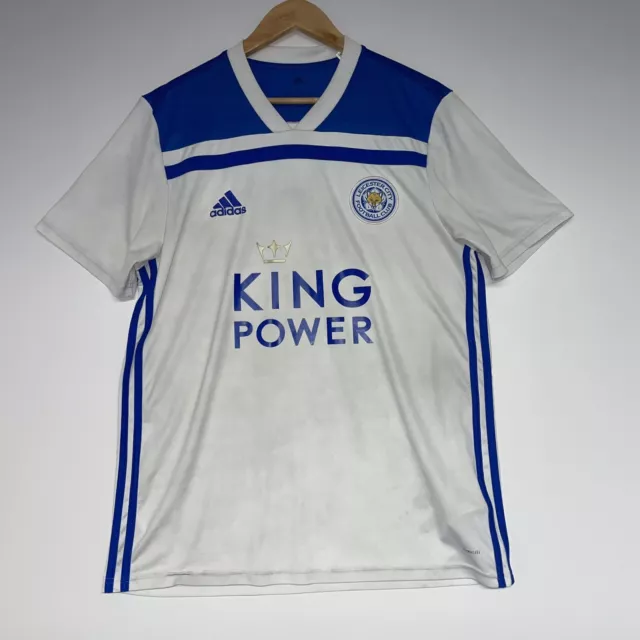 Leicester City FC 2018-2019 Third Football Shirt Adidas 3rd Jersey Mens Size L