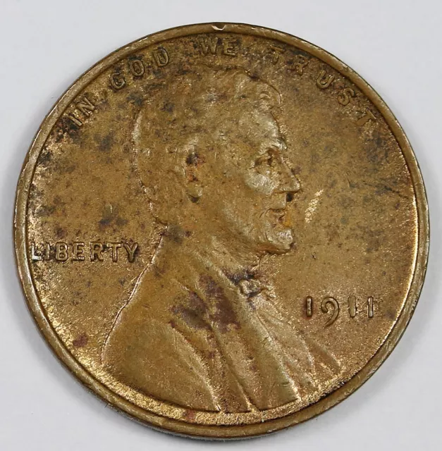 1911 Lincoln Head Cent.  BU Detail.  168303