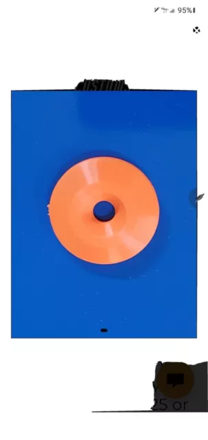 RACING BODY BOLT WASHER 1-1/4" OD florescent Orange SET OF 25