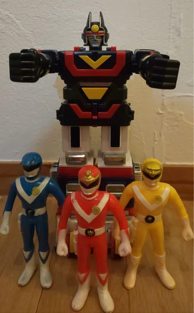 POWER RANGERS CHOJIN Sentai Jetman Chara Egg Figurine 5p Set BANDAI