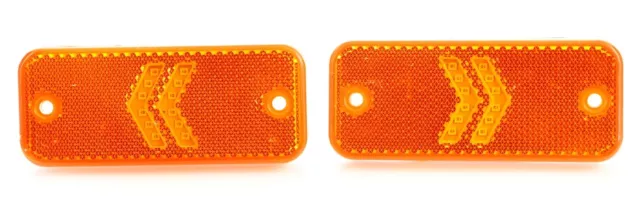 2 Piezas Ámbar 12/24V LED Lateral Posición Marcador Arrow Luces Camión Autobús