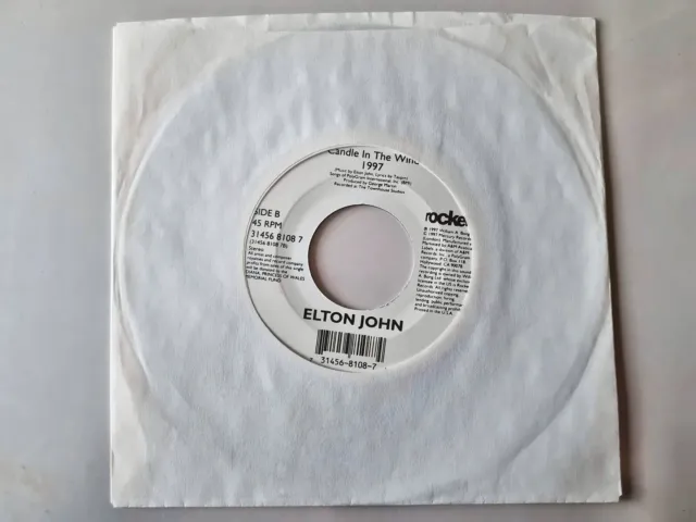 Elton John -Candle in the wind 1997/Something about the way you look tonight 7''