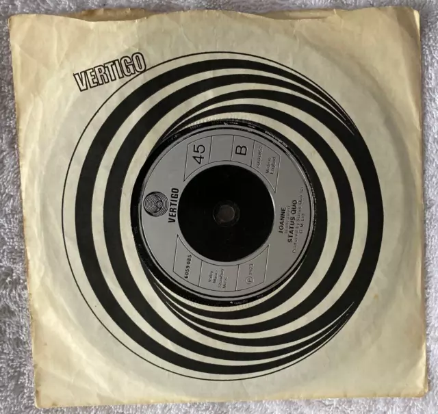 Status Quo - Caroline - 7" Single 1973 Vinyl On The Vertigo Label Ex-Cond