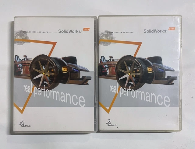 SOFTWARE COMERCIAL CAD 3D SolidWorks 2009 2 discos 32 y 64 bits EUR 22 ...