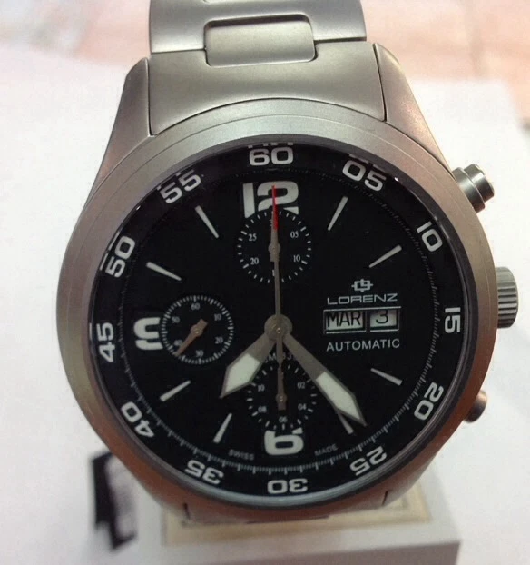 Montre Chronographe Automatique Lorenz 13656 - Pour Homme - Occasion, Montre à Gousset
