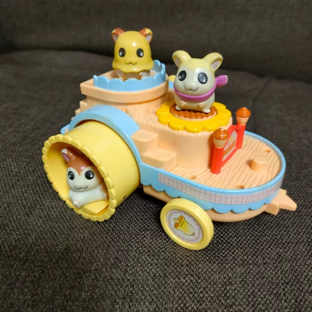 Rare Tottoko Hamtaro's Ham Ham House Parade Car with Figure Japan Import