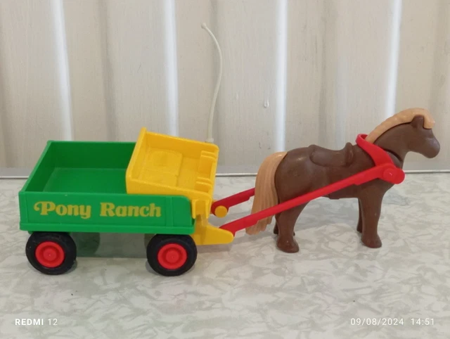 Playmobil - 4060 - Pony Ranch, vintage de l'année 1993 - 3436 3775