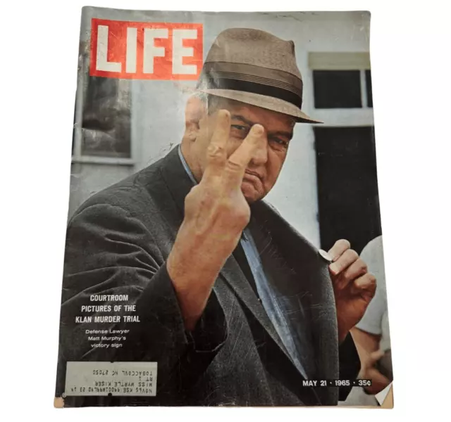 Life Magazine May 21, 1965 "The Infamous Klan Murder Trial Issue"