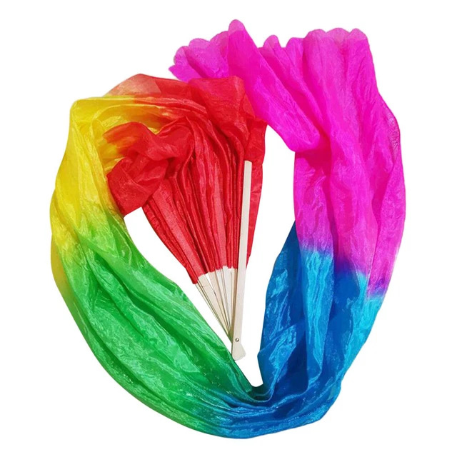 Ventola ventre fan bambù danza del ventre bandiere danza streamer danza ventre