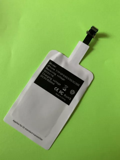 Patch Chargeur Sans Fil Récepteur qi induction Pour iPhone 5 5S