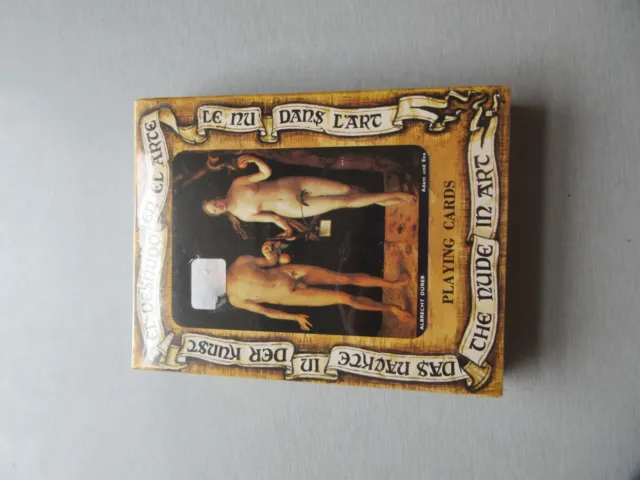 Vintage Playing Cards Nude Art Paintings Heraclio Fournier Spain New & Sealed