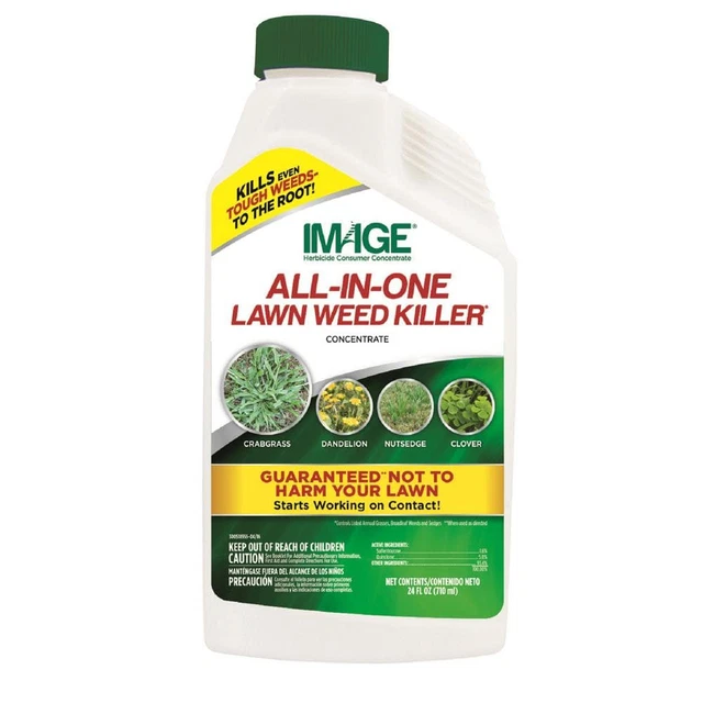 24Oz Concentrate All in One 100-Plus Weed Grass Killer 8000 SqFt Herbicide Spray