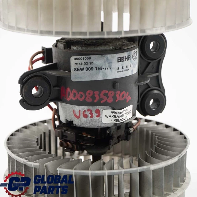 Verwarmingsventilatormotor