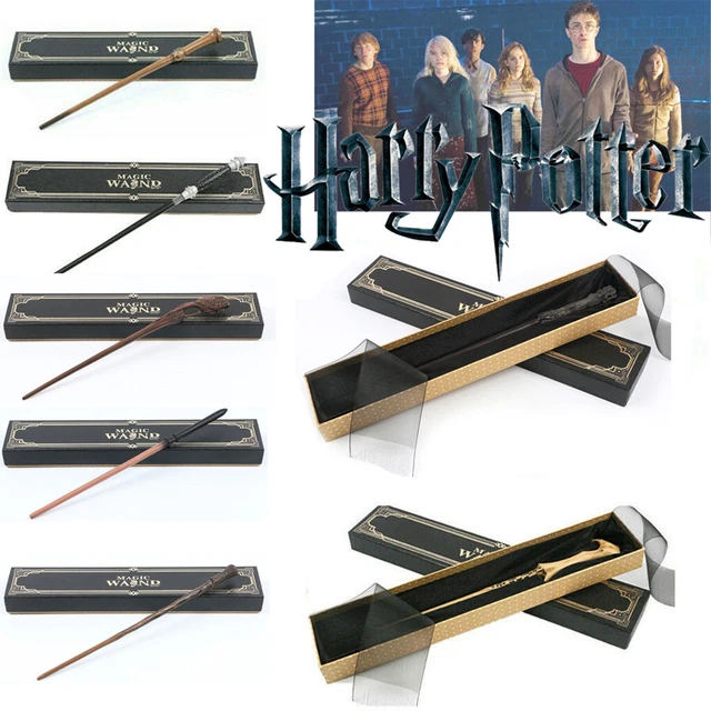 COLLECT BOX HARRY Potter Wands Draco Malfoy Wand Cosplay Toys Xmas