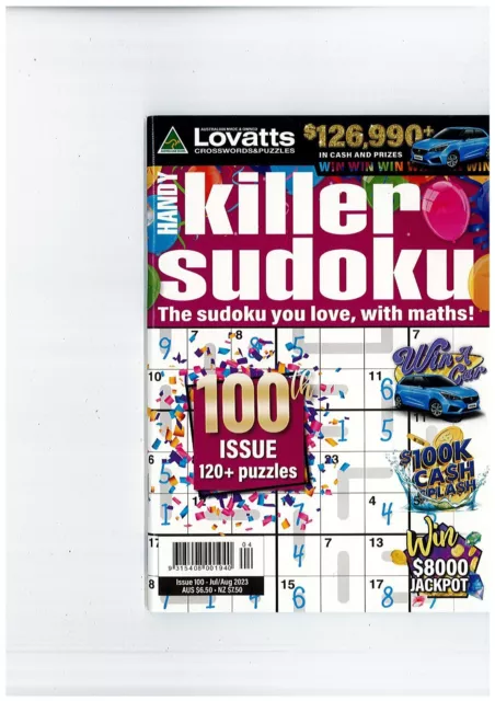 Killer Sudoku - Lovatts Crossword Puzzles Games & Trivia