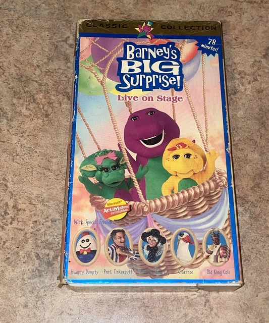 Barney Vhs Barney S Big Surprise Live Stage Barney Dinosaur Movie Barney Vhs Barney S Big Surprise Live Stage Barney Dinosaur Movie