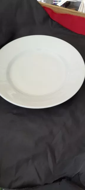 Plat rond Apilco porcelaine