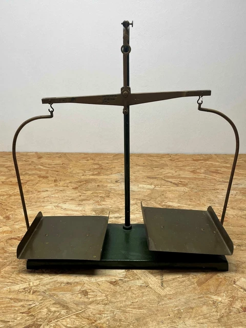 alte ASE Apothekerwaage Feinwaage Balkenwaage Messing bis 2 Kg