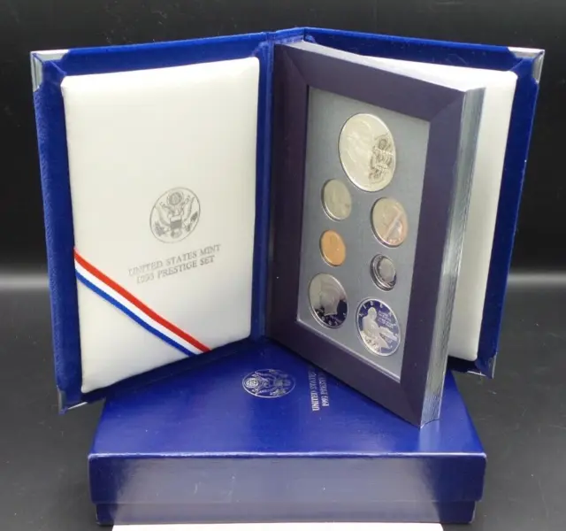 1993 Bill of Rights Commemorative Coins Prestige Set US Mint Silver $ - Z1582