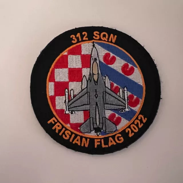 Royal Netherlands Air Force 312 Sqn Frisian Flag 2022 Patch