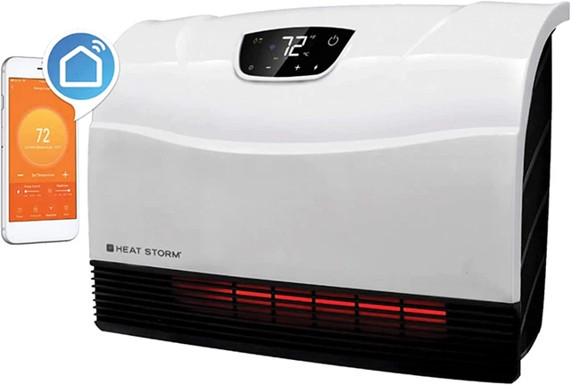 HS-1500-PHX-WIFI Infrared Heater, Wifi Wall Mounted