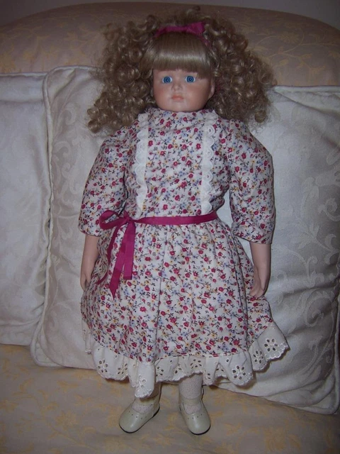 Porcelain doll store clothes and shoes
