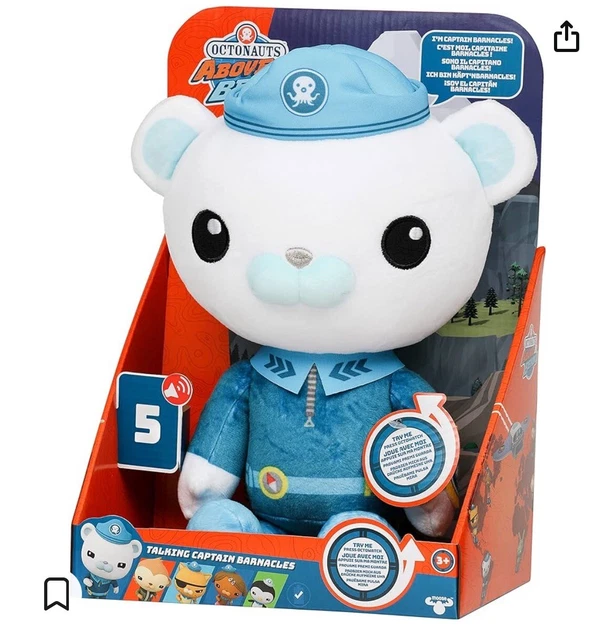 OCTONAUTS ABOVE & Beyond Plush Captain Barnacles Plush Toy £15.99