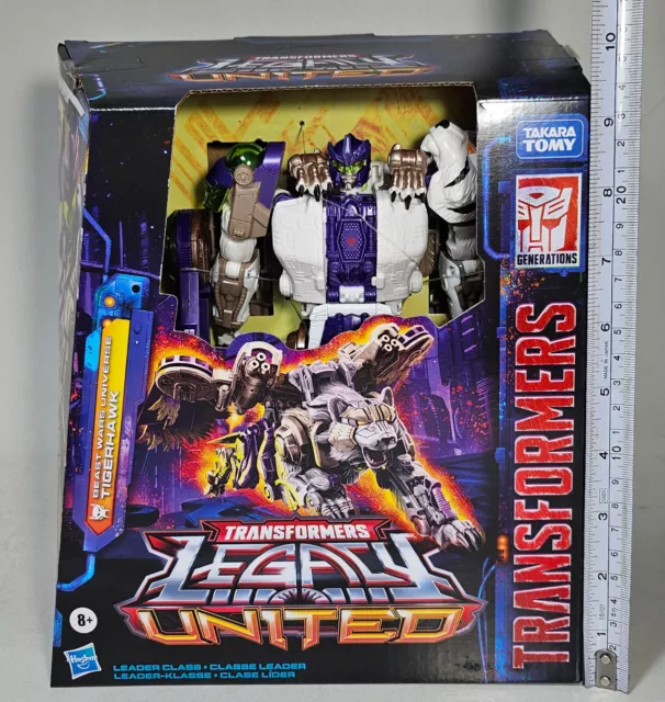 Hasbro 2023 Transformers Legacy United Tigerhawk Leader Class Beast Wars Sealed 2