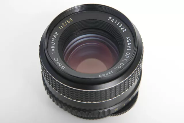 Pentax Smc Takumar 55mm f2 Lente M42 Tornillo de Montaje