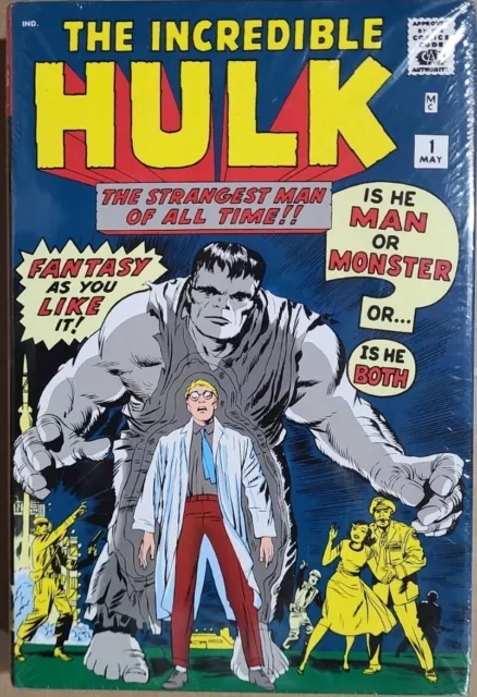 THE INCREDIBLE HULK MARVEL OMNIBUS VOL 1 KIRBY CVR Hardcover HC SEALED New