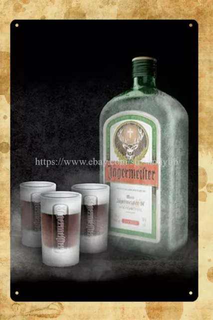 Jagermeister Jager deer alcohol bar metal tin sign home decor wall art