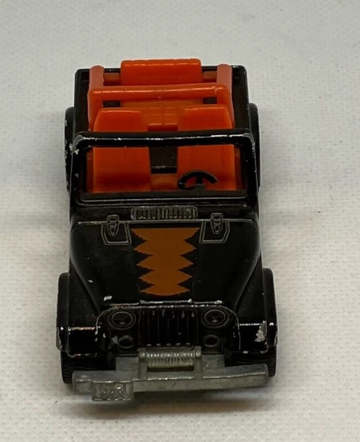 Siku Willys Jeep CJ-5 Druckguss Sammlerstück Spielzeug Auto Westdeutschland schwarz 1053