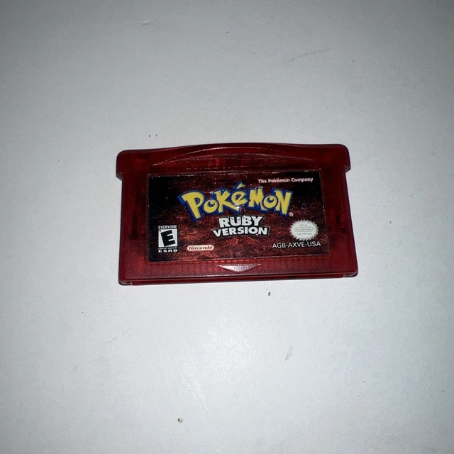 POKEMON RUBY VERSION (Game Boy Advance GBA) Authentic Cartige Only EUR