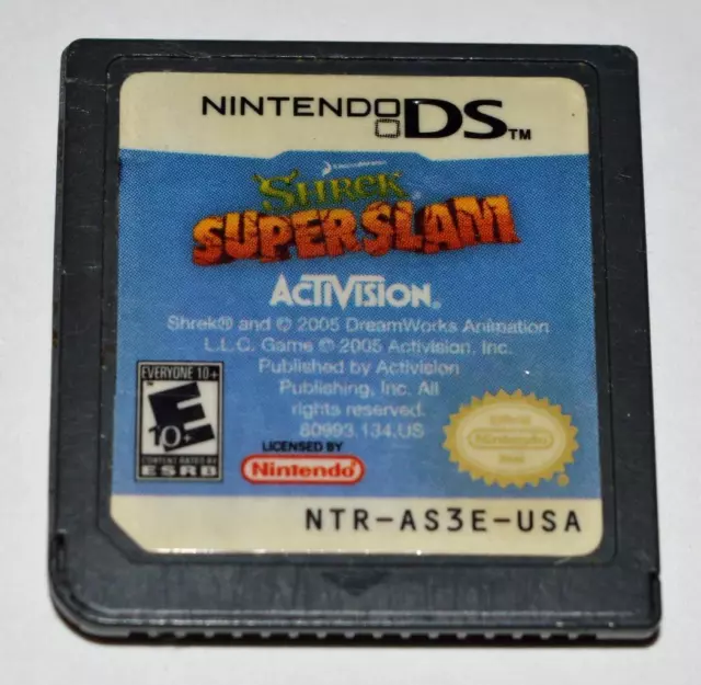 *Shrek Superslam Nintendo Ds Game 3Ds 2Ds Lite Dsi Xl