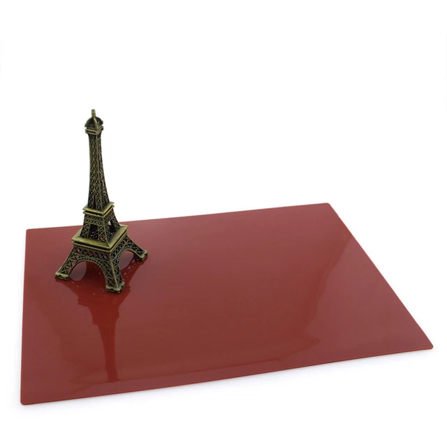 5 piezas 21x15 cm Silicona Back Alfombra Rodante Antiincrustante Antiincrustante Estera para Rolling