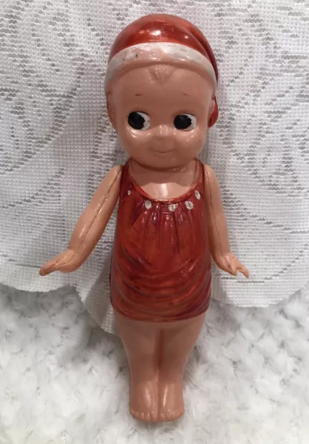 Vintage Celluloid Doll Molded Made in Japan 7”