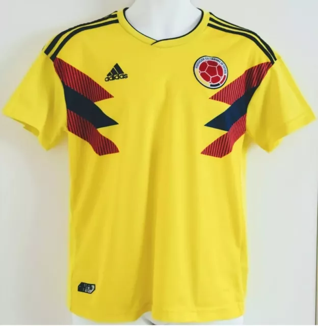 Colombia 2018 Adidas Climalite Soccer Jersey FIFA World Cup Size: S