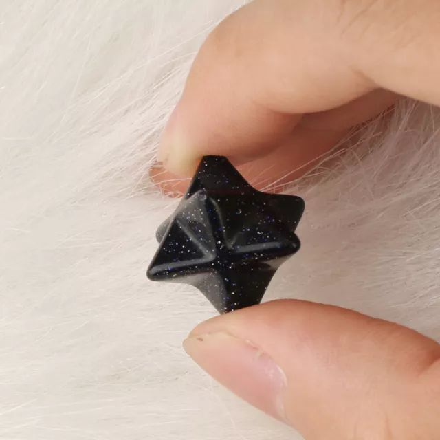 Merkaba Crystal Star Healing Reiki Amethyst Quartz Adventurine Rare Decor 2