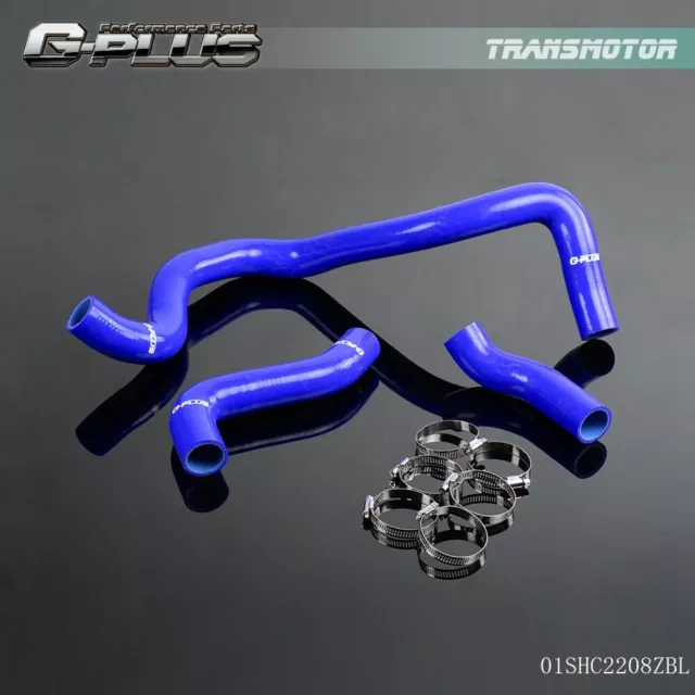 Fit For VW MK4 Golf /Bora Audi A3 1.8T 20VT Silicone Radiator Coolant Hose Blue
