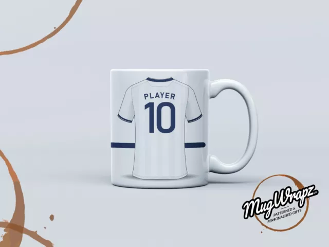 Personalisierte Preston North End Home 23/24 Tasse (Name & Nummer) - (KOSTENLOSER VERSAND)