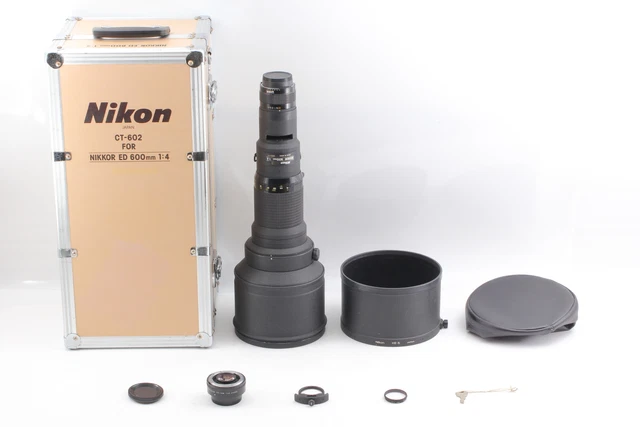 [Mint++ in TRUNK] Nikon Ai-s AIS Nikkor 600mm f4 NEW ED IF + TC-14B from japan