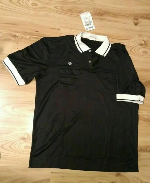 Bnwt 90' Adidas Primero Football Referee Shirt Tee T-Shirt 063711 Vintage France